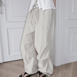 Laird Crinkly Pintuck Two-Way Elastic Pants