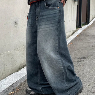 Isuko Washed Wide Denim Pants