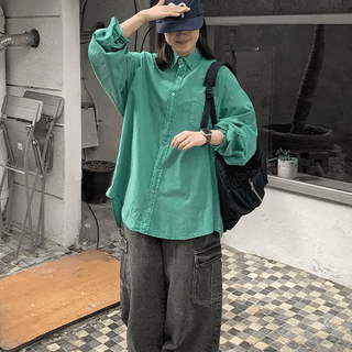 Kinasho Color Pigment Overshirt