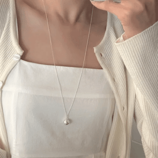 Herb Clear Drop Necklace