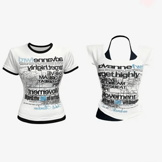 Leopard Lettering T-Shirt