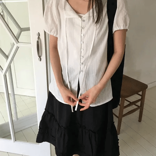 Romance Strap Blouse (2 colors)