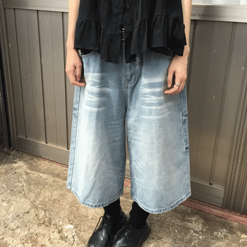Perry Denim Bermuda Pants (2 colors)