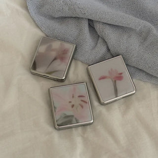 haze flower Galaxy Z-Flip Fold 8 MagSafe Silver Bumper Case
