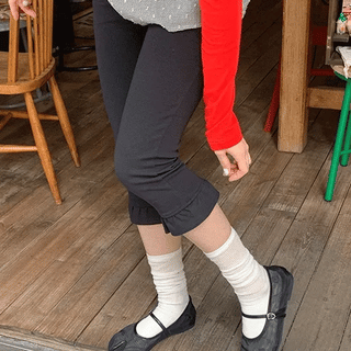 Eamon Capri Frill Leggings Pants
