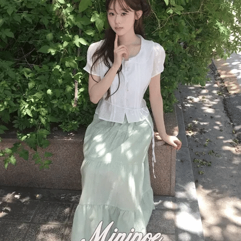 Hazuki Mint Blouse