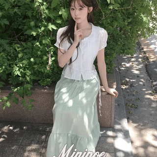 Hazuki Mint Blouse