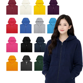 Diagonal Curve Zip-up Hoodie  Oversized Loose Fit Daily Basic Simple Unique Two-way Transitional Season Spring New Arrival Hoodie Zip-up Sweatshirt Zip-up Outerwear Spring