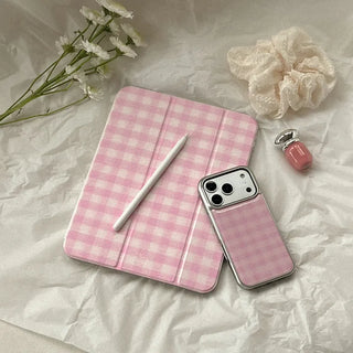 Pink Edition iPad Pro Air 13/11 Clear Detachable Cover Case