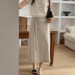 Closen Linen Skirt