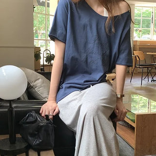 London Loose Fit Off-Shoulder Short Sleeve