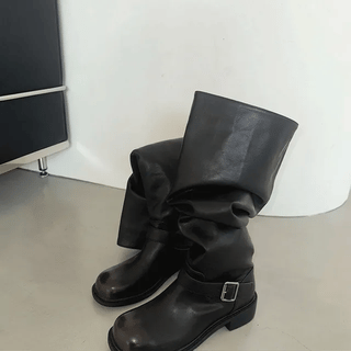 Wide Snap Boots
