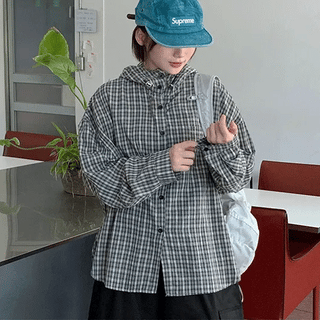 Solinel Check Over Hoodie