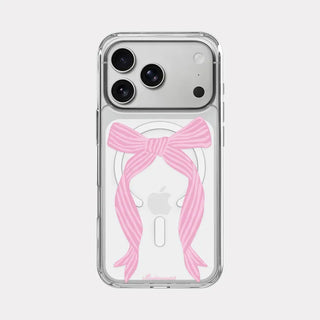 Ribbon Flow MagSafe Clear Jelly Hard Phone Case for iPhone 17 Pro