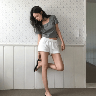 Arted Low Elastic Cotton Shorts