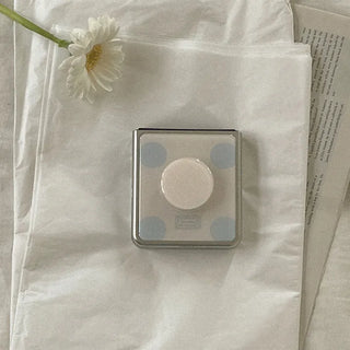 Fabric Big Dot Galaxy Z-Flip Fold 8 MagSafe Silver Bumper Case
