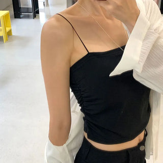 Oz Shirred Cap Sleeveless