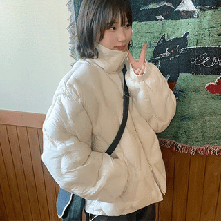 Kioko Two-Way String Quilted Padded Jumper