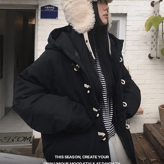 Raon Oversized Duffle Coat Padded Jacket