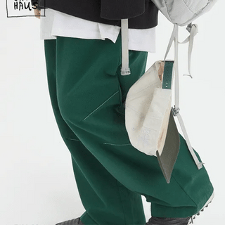 Nutetto Stitch Cotton Pintuck Elastic Pants