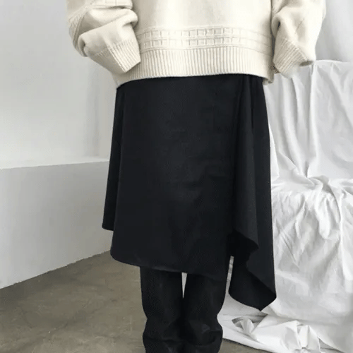 Amu Open Wrap Skirt (1 color)