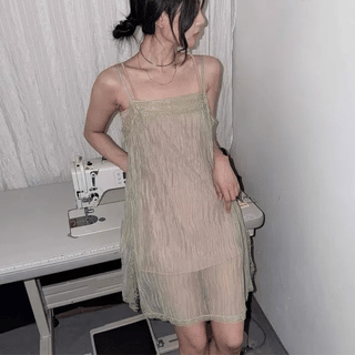 Star see-through dress