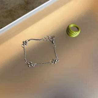 Surgical Clover Ball Bracelet