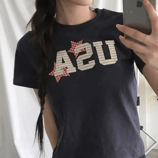 USA Star Short Sleeve T-shirt
