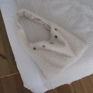 Eyelet Fur Bag