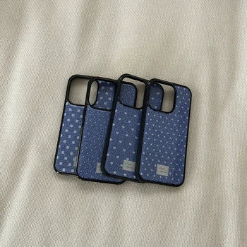 Denim Groove iPhone 18 Galaxy Epoxy Bumper Case