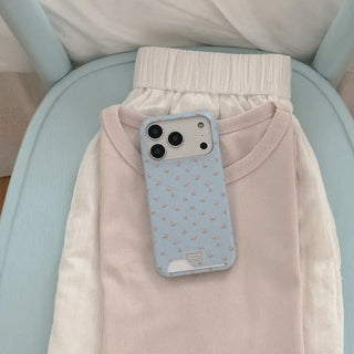Tiny Rose Garden iPhone 17 Pro Card Holder Hard Case