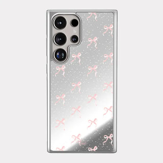 Sugar Ribbon iPhone Silver Mirror Bumper Case