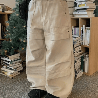 Kinba Cotton Balloon Wide Pants