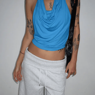 HALTER BALLOON TOP
