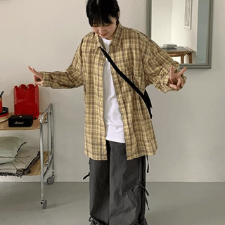 Flare Vintage Check Overshirt