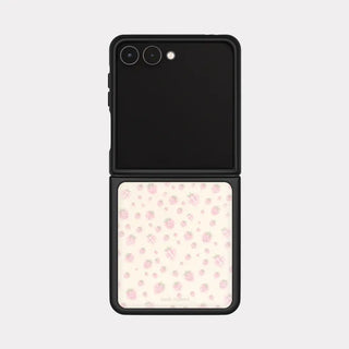 Tiny Berry Pattern Galaxy Z-Flip Fold 8 MagSafe Black Bumper Case