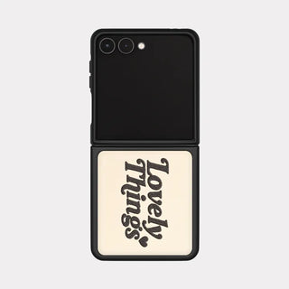 Lovely Things Galaxy Z-Flip Fold 8 Epoxy MagSafe Black Bumper Case