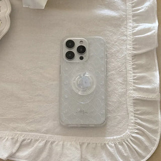 Classic Floral iPhone 16 Pro Clear Translucent Jelly Case