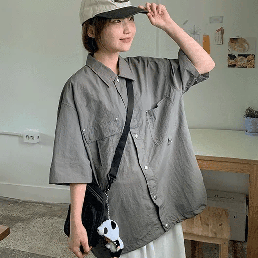 Kiln Rivet Pocket Nylon Short Sleeve Shirt