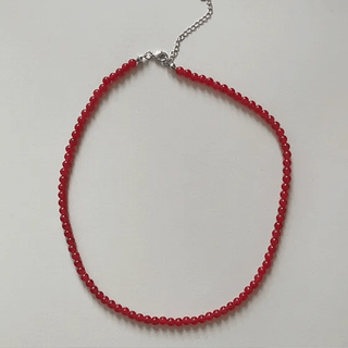 Birmingham Red Gemstone Necklace