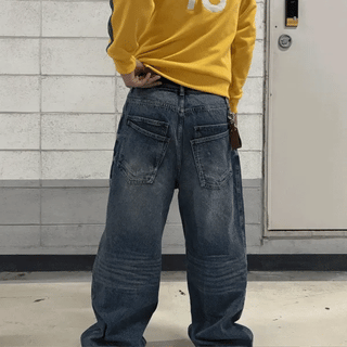DOUBLE Back Pocket Wide Pants
