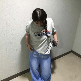 yellow lettering military pants