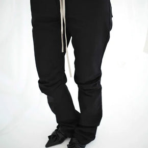 Dual Shirred Denim Boots