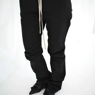 Dual Shirred Denim Boots