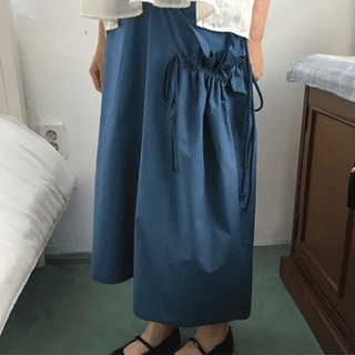 Kannahi Shirred Long Skirt