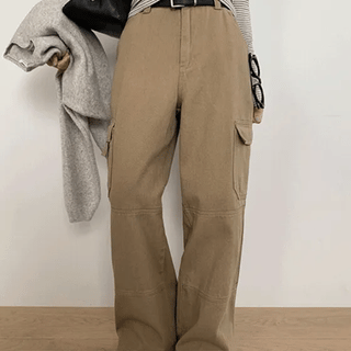 Forever Cotton Wide Cargo Pants
