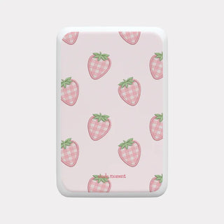 Strawberry Picnic MagSafe 500mAh Power Bank iPhone Wireless Charging