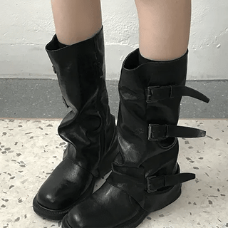 Biker Belt Boots