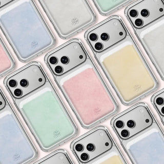 [Set] Mellow Texture MagSafe Gel Hard Phone Case + Card Slot