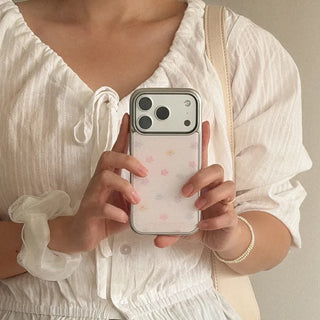 baby flower iPhone 18 Pro Galaxy MagSafe Silver Bumper Case